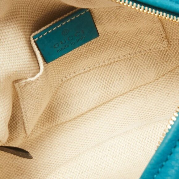 Gucci Turquoise Suède Mini Soho Disco - Picture 4 of 9